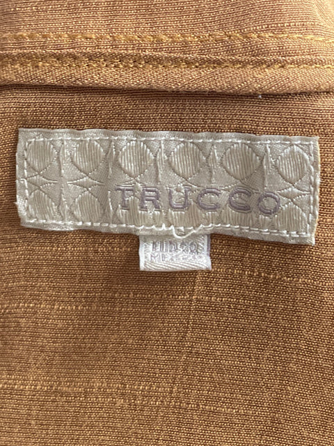 Chaqueta Trucco Zipper Marrón-Talla 28