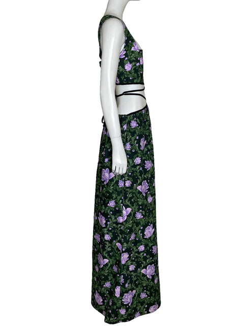 Vestido Agua Bendita Peonia Ocaso Verde-Talla XL