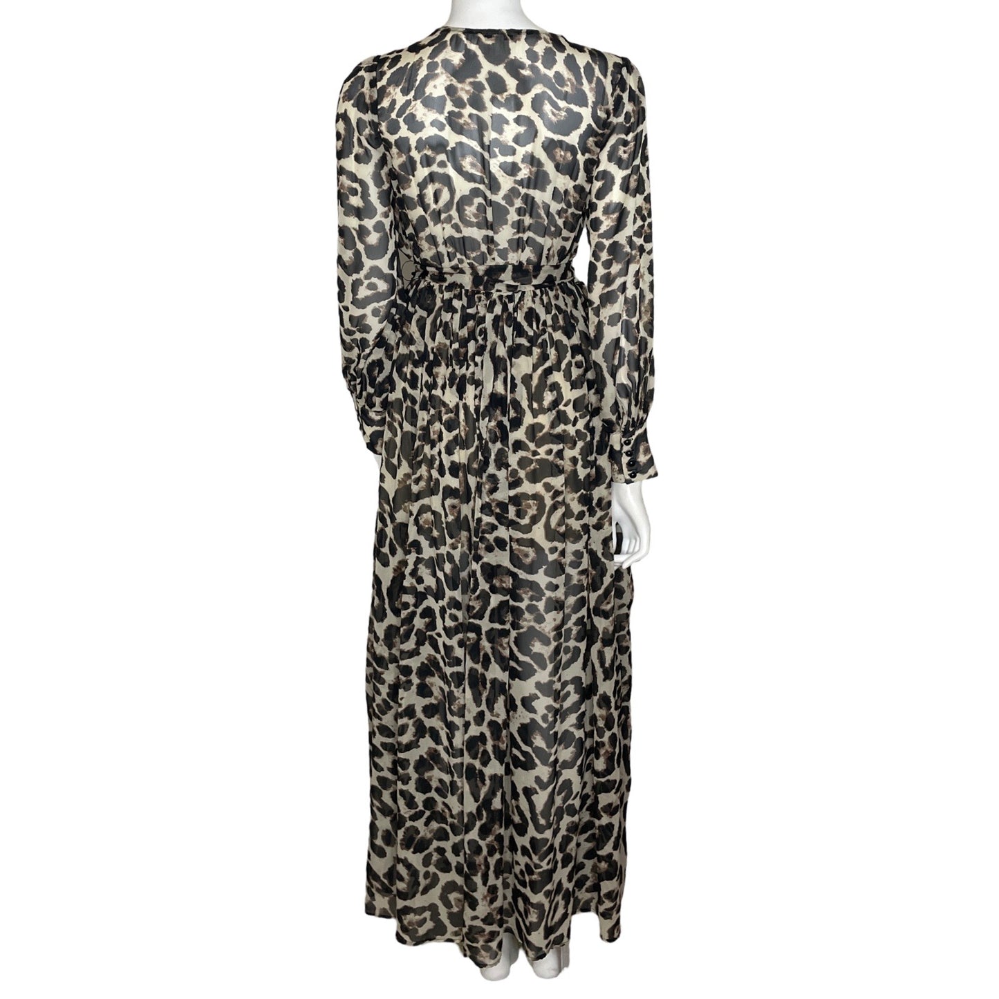 Vestido Dress Day Animal Print Beige-Talla M