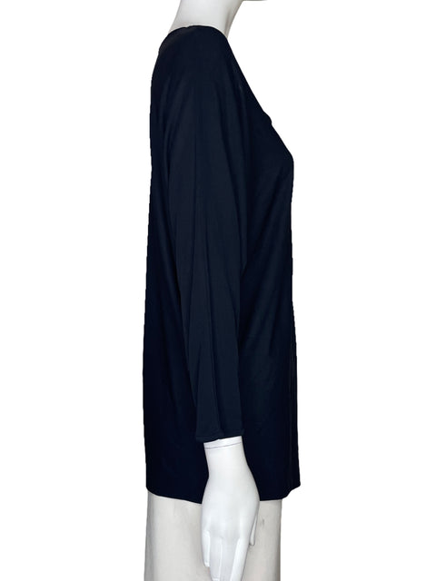 Blusa Carolina Herrera Mangas Negro-Talla M