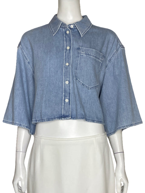 Camisa Cos Bolsillo Azul - Talla 6