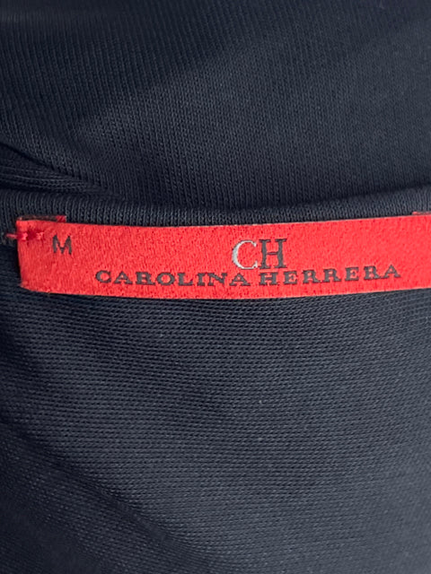 Blusa Carolina Herrera Mangas Negro-Talla M