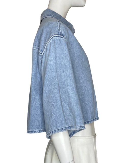 Camisa Cos Bolsillo Azul - Talla 6