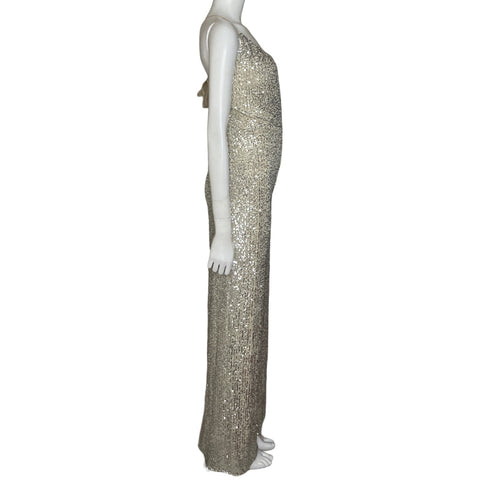 Mono GB Lentejuelas Beige-Talla XL