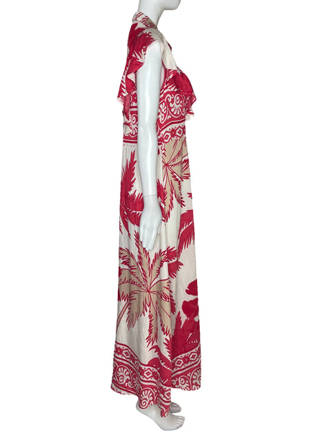 Vestido Only4U Flores Camisero Blanco-Talla S