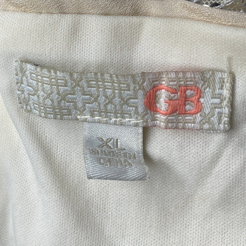 Mono GB Lentejuelas Beige-Talla XL