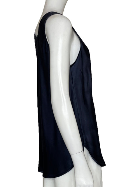 Blusa Vince Sin Mangas Azul - Talla M