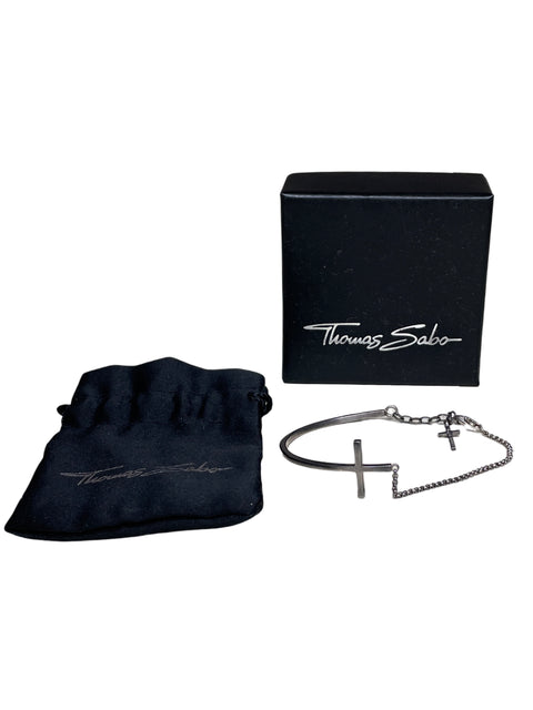 Brazalete Thomas Sabo Cruz Plata 925-Talla U