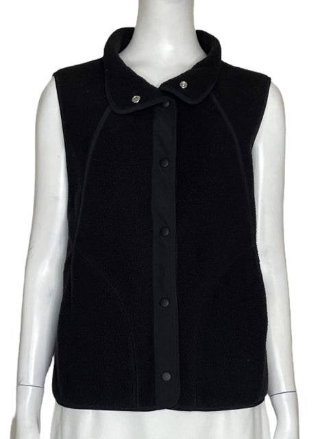 Chaleco GapFit Afelpado Negro - Talla S