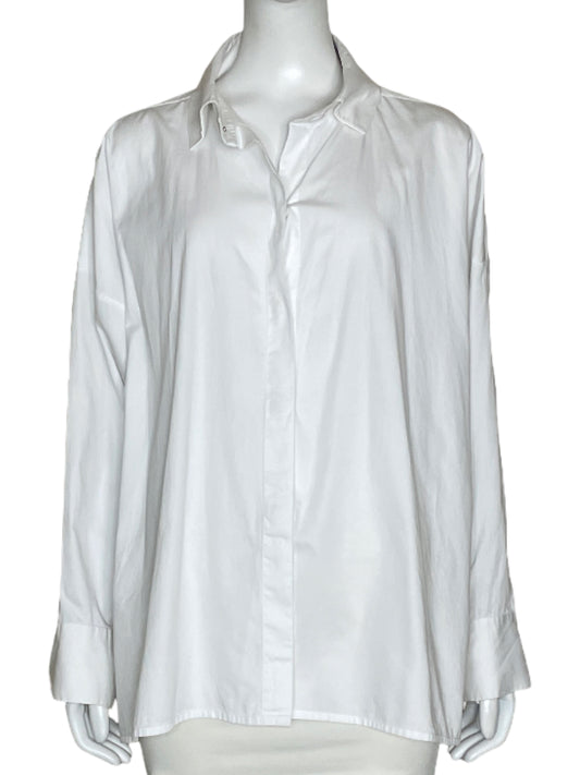 Camisa Maria Elena Villamil Alcalina Oversized 
Blanco-Talla S