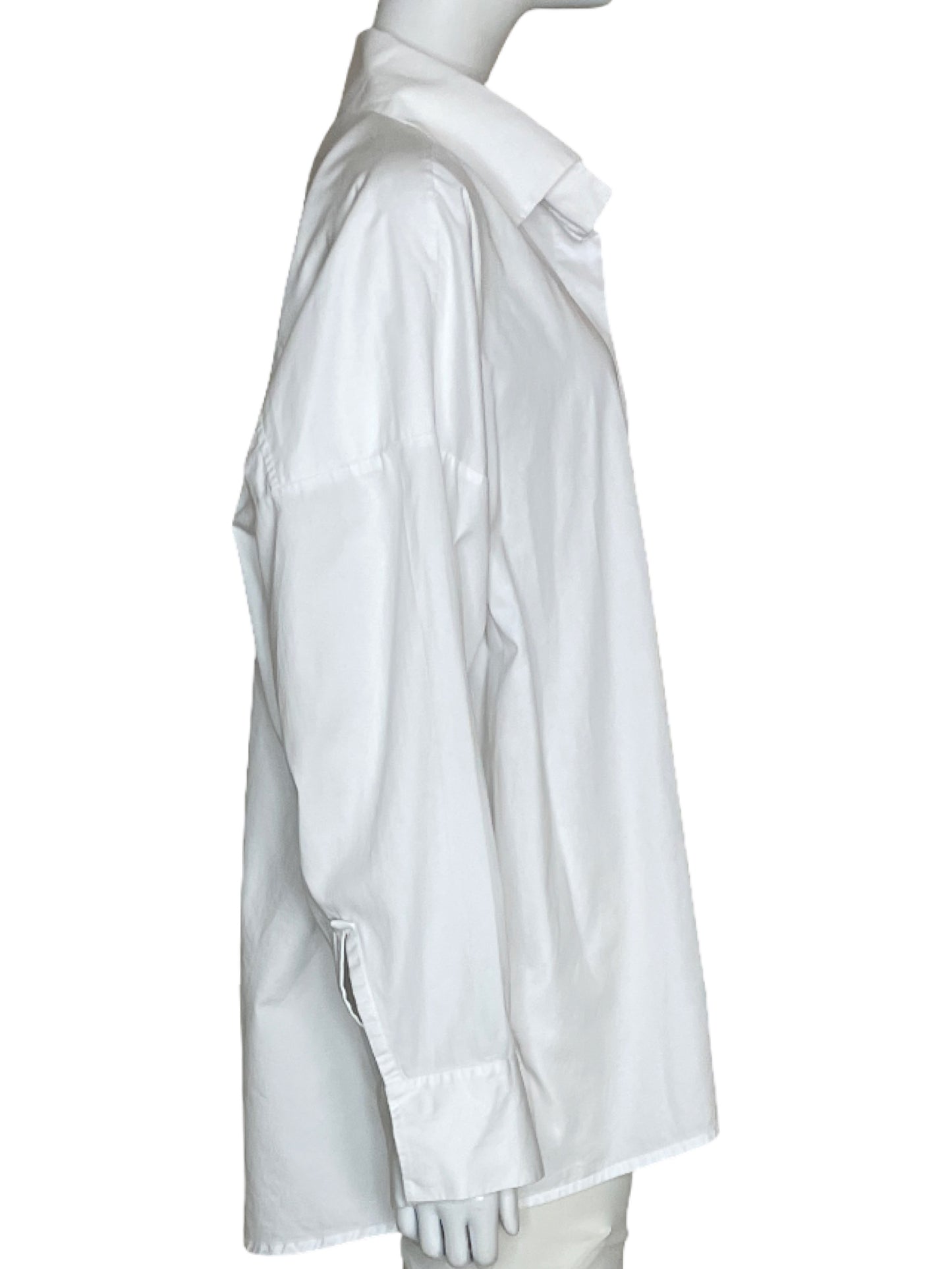 Camisa Maria Elena Villamil Alcalina Oversized 
Blanco-Talla S