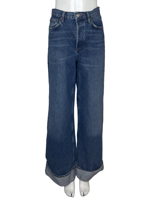 Pantalón Agolde Dobles Denim Azul-Talla 26