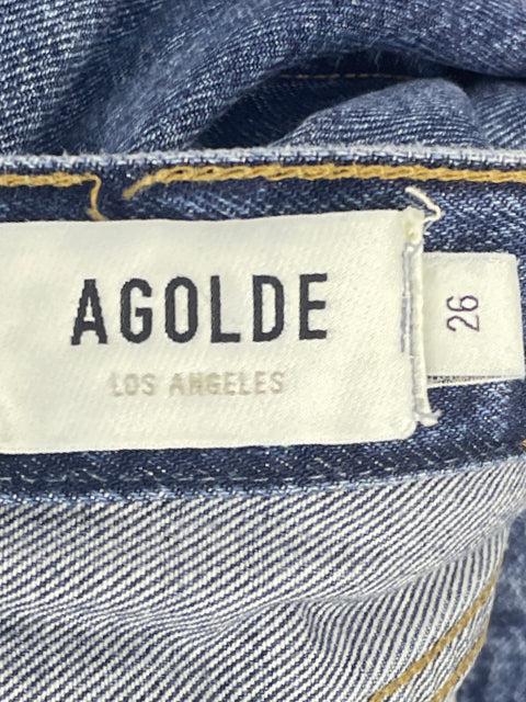Pantalón Agolde Dobles Denim Azul-Talla 26