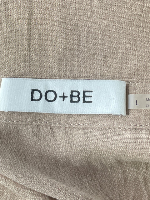 Vestido Do+Be Plisado Marrón-Talla L