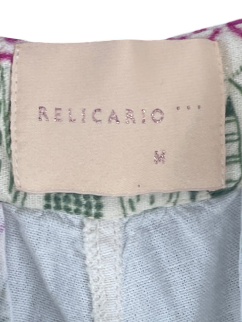 Pantalón Relicario Estampado Beige-Talla M
