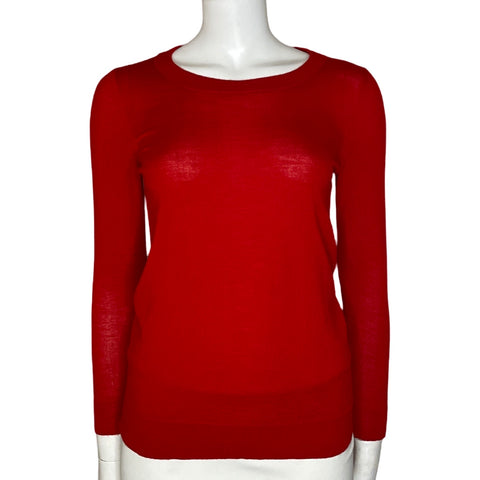 Sueter J.Crew Manga Larga Rojo-Talla XS