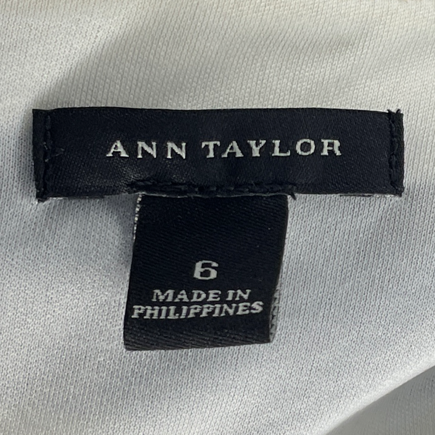 Vestido Ann Taylor Franjas Negro-Talla 6