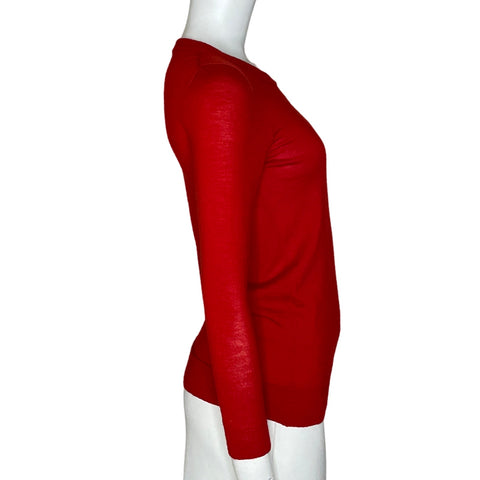 Sueter J.Crew Manga Larga Rojo-Talla XS