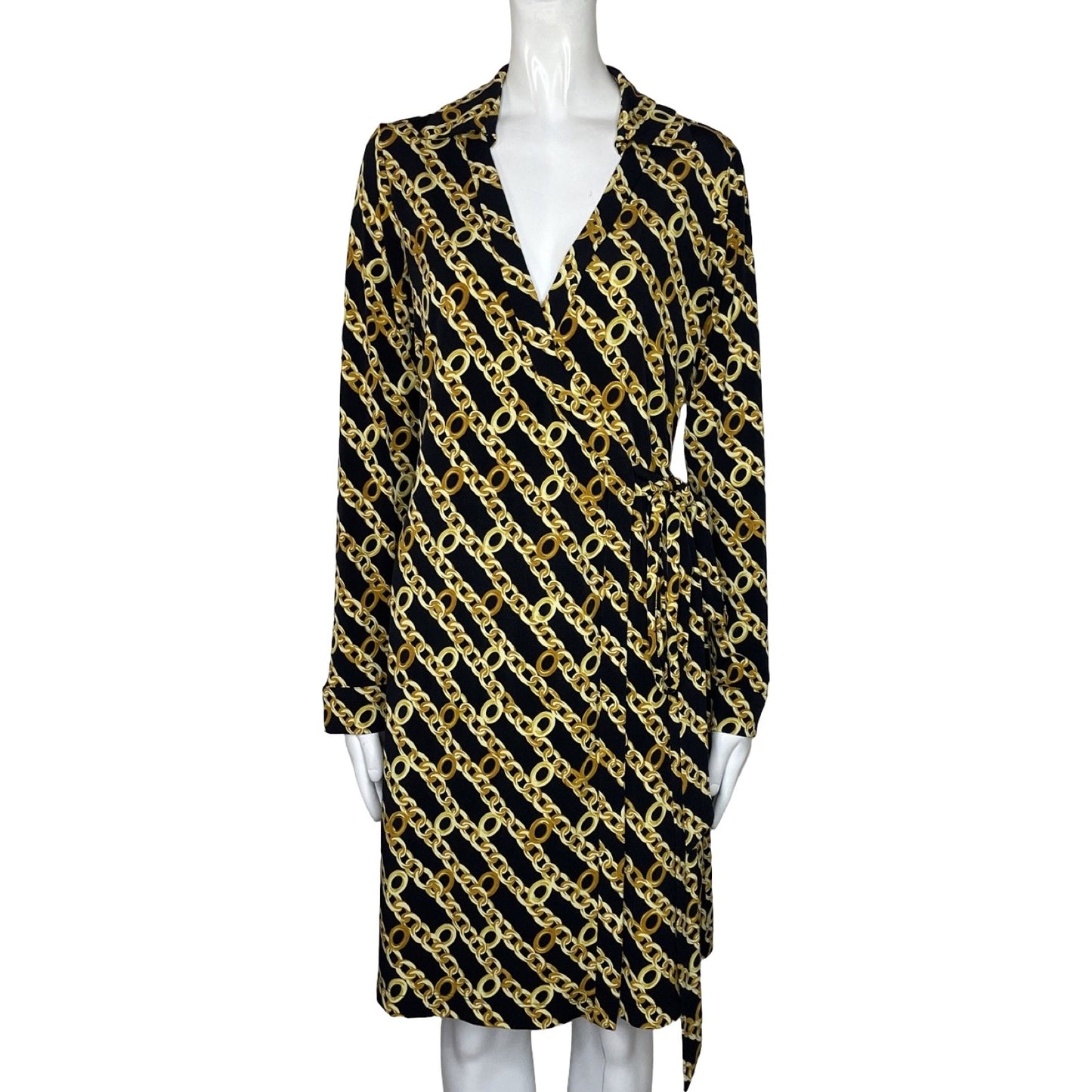 Vestido Calvin Klein Cadenas Negro-Talla S