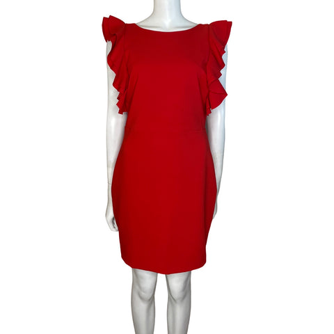 Vestido Zocca Vuelos Naranja-Talla 10