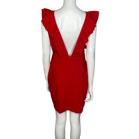 Vestido Zocca Vuelos Naranja-Talla 10