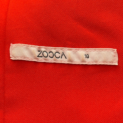 Vestido Zocca Vuelos Naranja-Talla 10