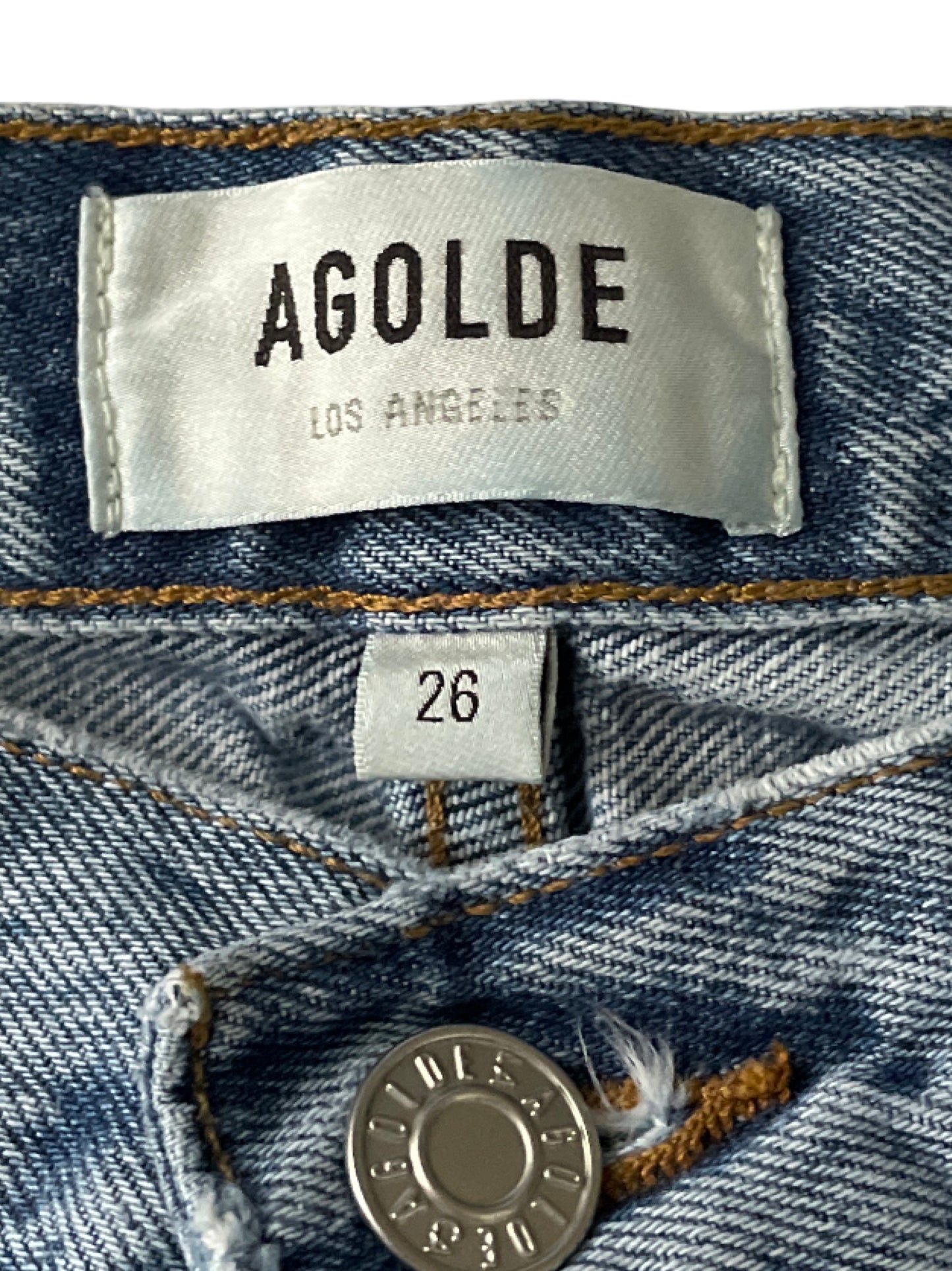 Pantalon Agolde Jeans Kelly Azul-Talla 26
