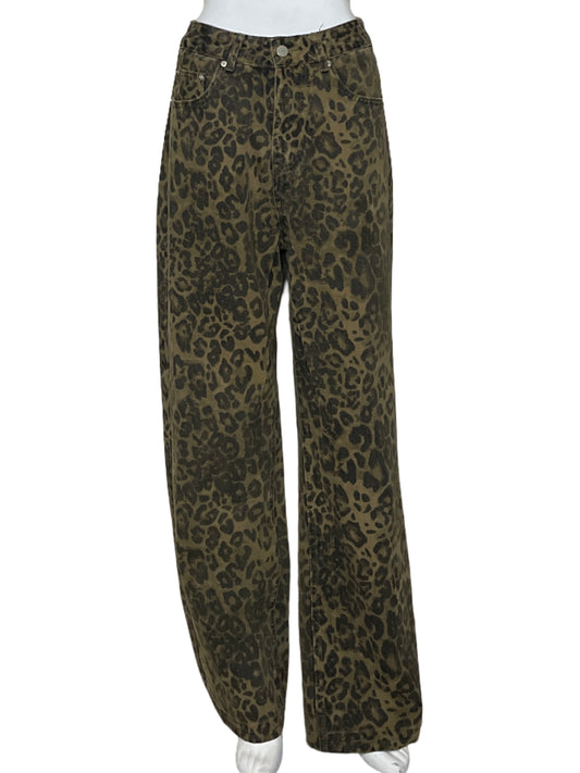 Pantalon Whoowap AnimalPrint Marron-Talla M