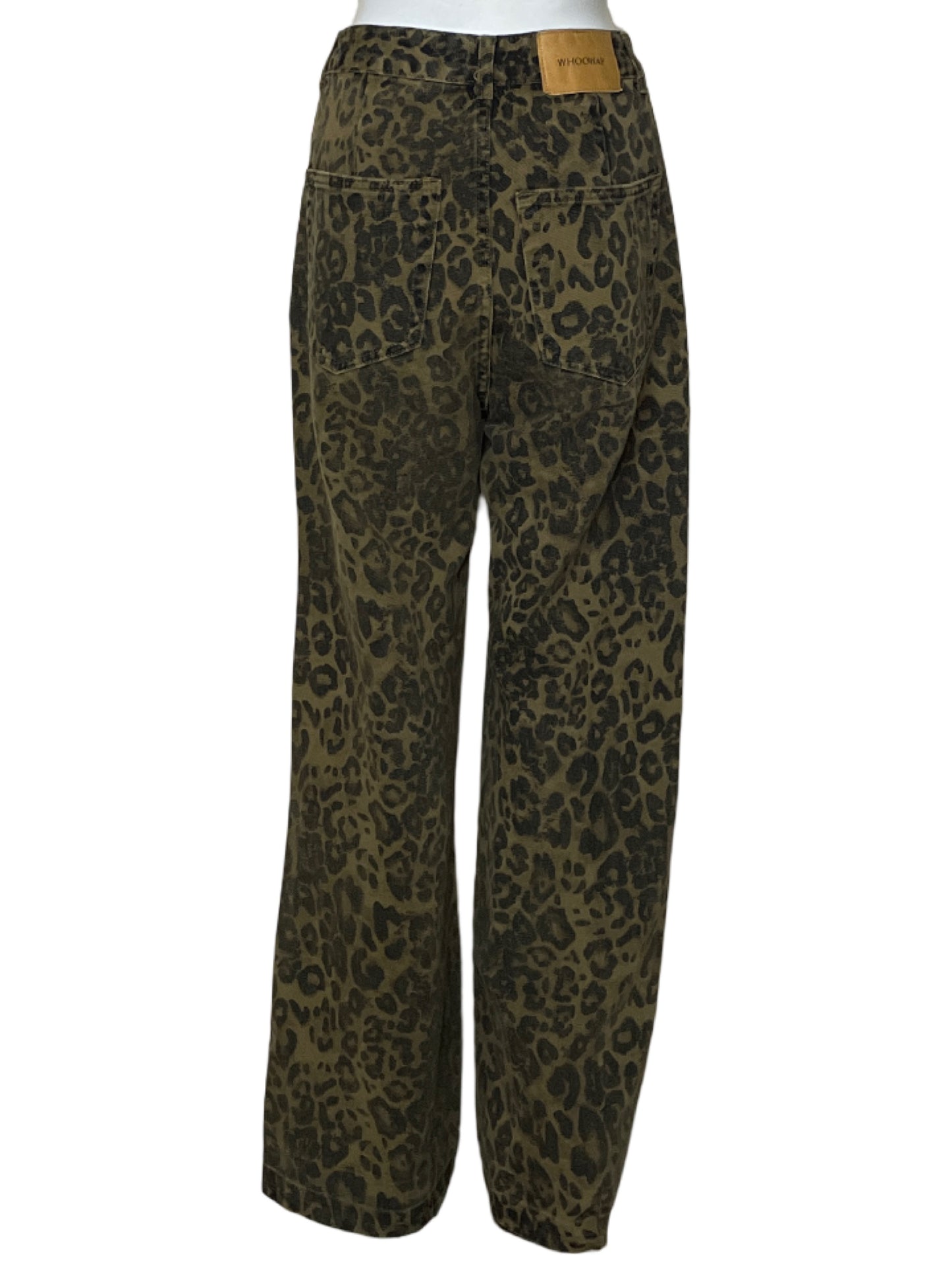 Pantalon Whoowap AnimalPrint Marron-Talla M