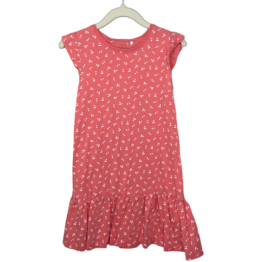 Vestido NAME IT Floral Vuelos Rosado - Talla 6