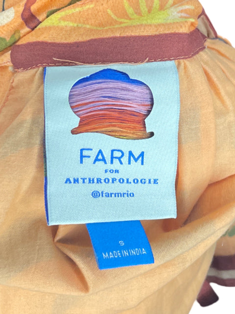 Vestido Farm Rio Sin Tiras Mini Naranja-Talla S