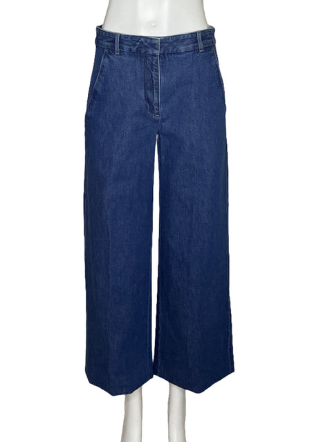 Pantalón Babaton Wide Leg Azul - Talla 2