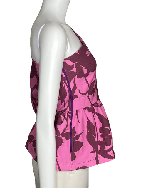 Blusa Divina Bendición One Shoulder Bombacha Rosado-Talla M