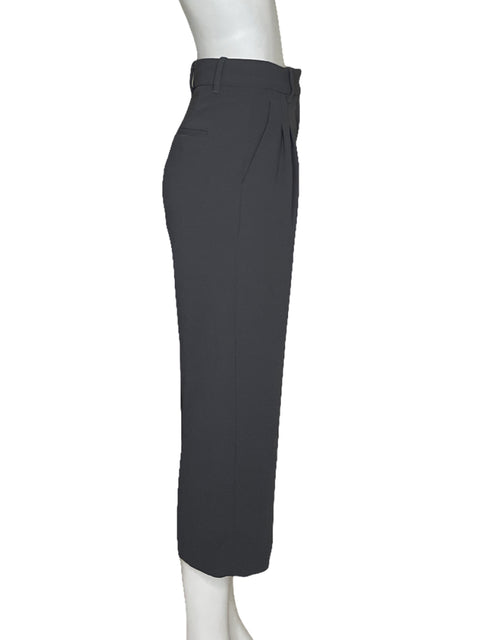 Pantalón Aritzia The Effortless Pant Pliegues Gris - Talla 0