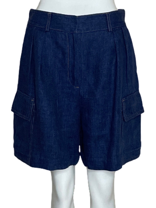 Short Massimo Dutti Cargo  Azul-Talla 6