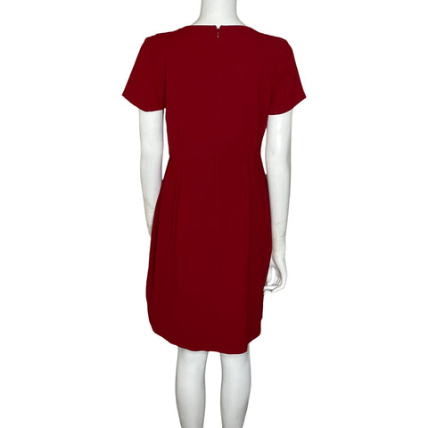 Vestido Loft Drapeado Rojo-Talla 6