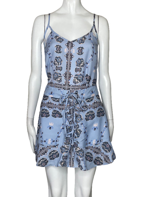 Set Lab Blusa+Falda Azul-Talla M