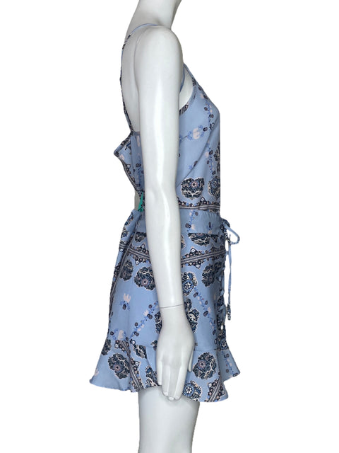 Set Lab Blusa+Falda Azul-Talla M