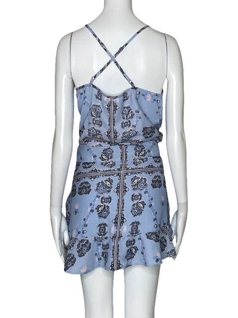 Set Lab Blusa+Falda Azul-Talla M