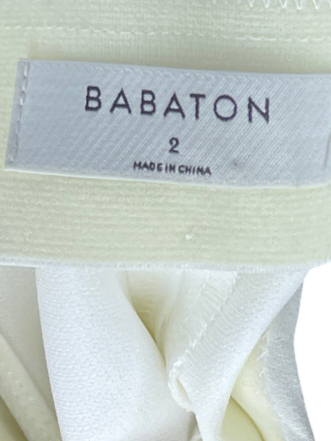 Pantalon Babaton Fluido Blanco - Talla 2