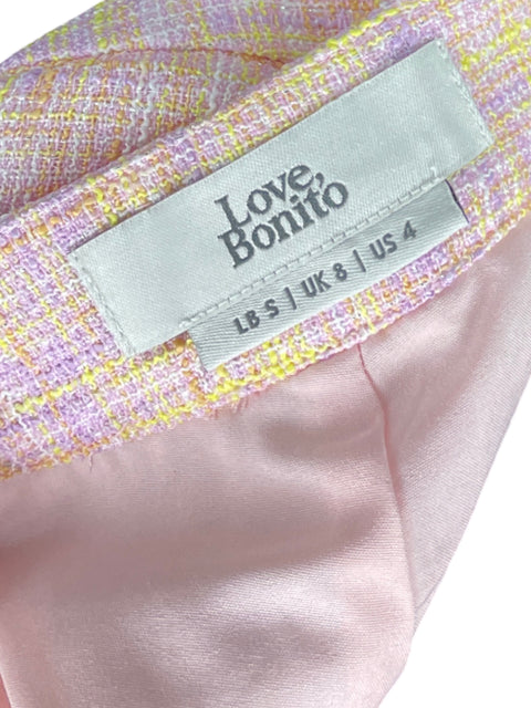 Set Love Bonito Blusa + Short Brillante Rosado - Talla 2