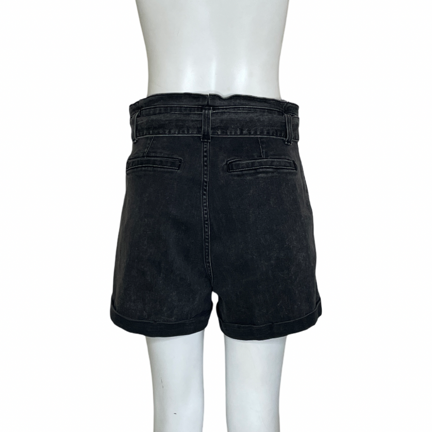 Pantalón EXPRESS Short PaperBag Negro - Talla 10