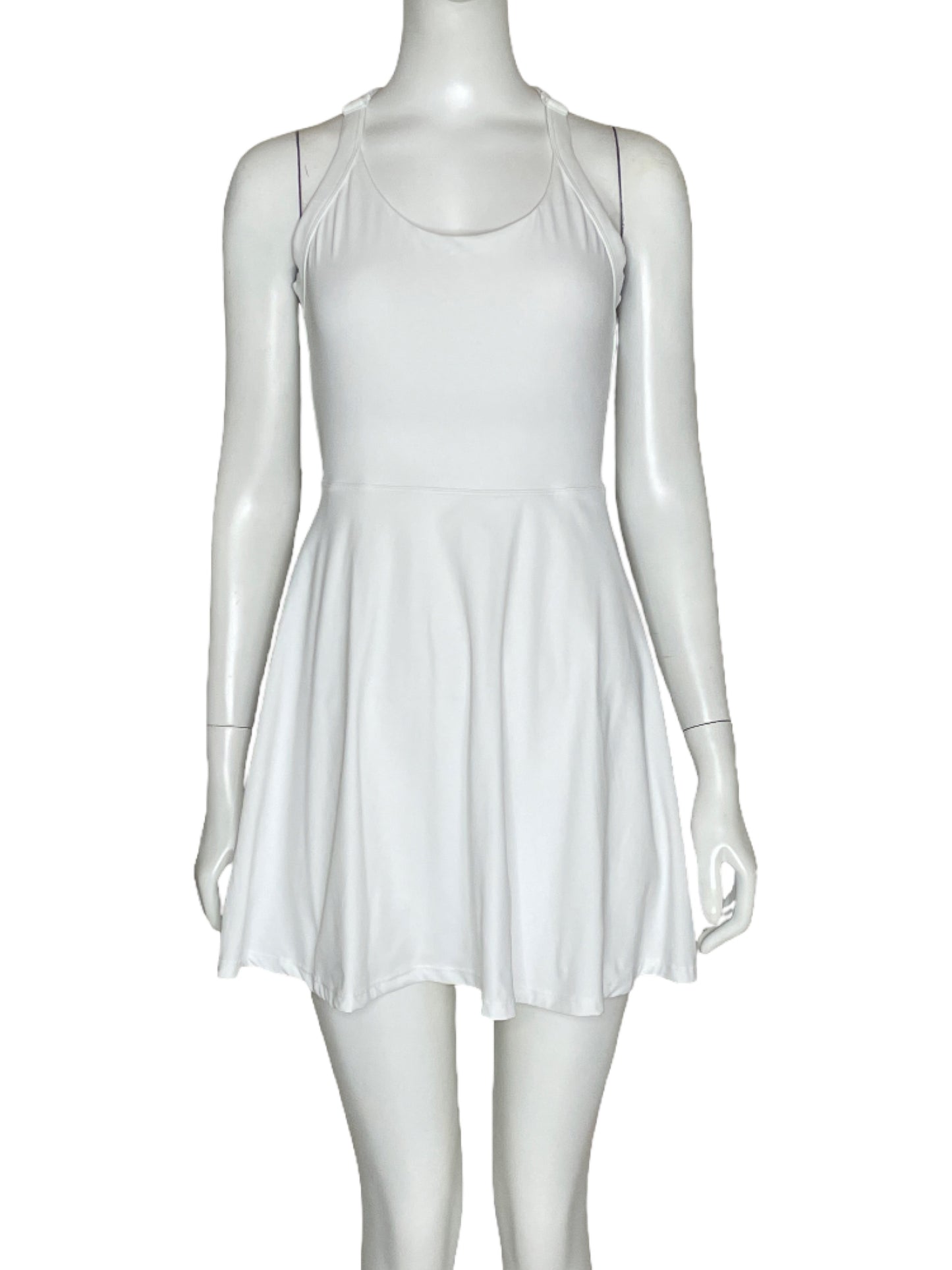 Vestido Healthyoga Short Blanco-Talla M