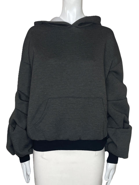 Abrigo K Too Mangas Bombacha Gris-Talla M