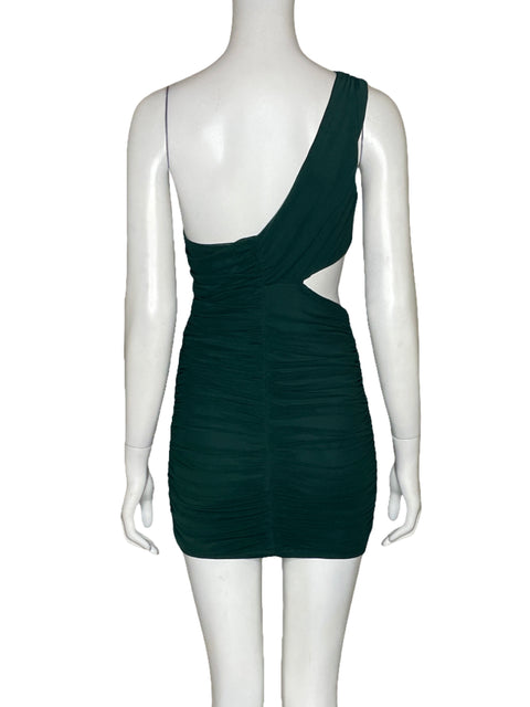 Vestido Speechless Drapeado Verde - Talla 1