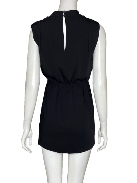 Vestido Babaton Mini Fluido Negro - Talla 2XS