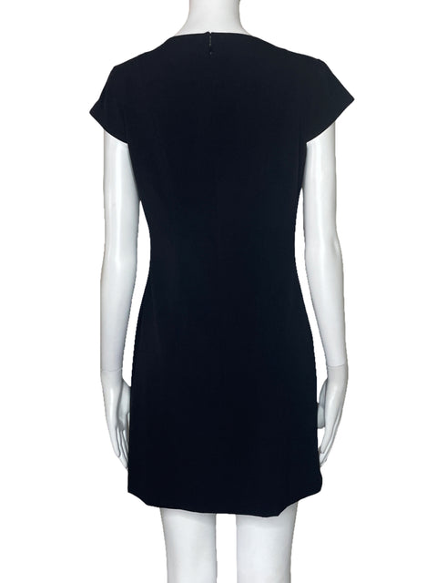 Vestido Laundry By Shelli Segal Midi Sheath Negro-Talla M