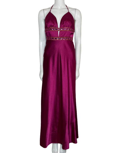 Vestido Xscape Maxi Tirantes Rosado-Talla 6