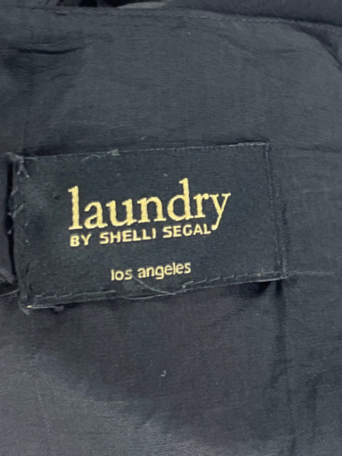 Vestido Laundry By Shelli Segal Midi Sheath Negro-Talla M
