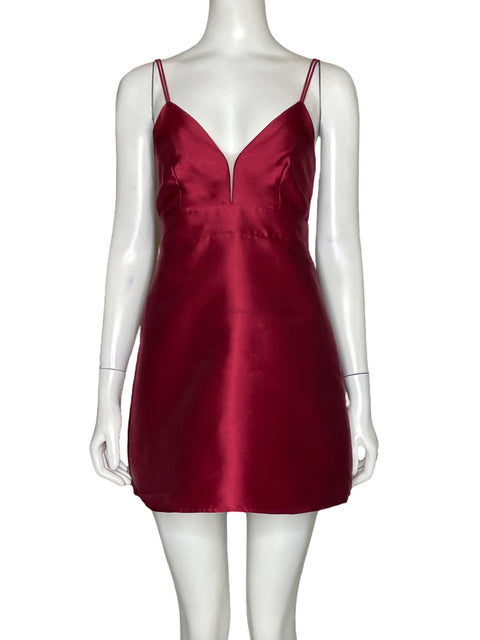 Vestido Lulus Globo Rojo - Talla XS